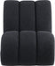 Swoon Black Faux Sheepskin Accent Chair - 571Black - Vega Furniture