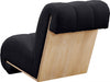 Swoon Black Faux Sheepskin Accent Chair - 571Black - Vega Furniture