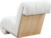 Swoon Cream Faux Sheepskin Accent Chair - 571Cream - Vega Furniture