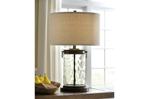 Tailynn Clear/Bronze Finish Table Lamp - L430324 - Vega Furniture