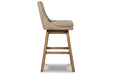 Tallenger Beige Bar Height Barstool, Set of 2 - D380-530 - Vega Furniture