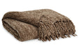 Tamish Brown Throw, Set of 3 - A1001025 - Vega Furniture