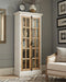 Tammi Antique White/Brown 2-Door Tall Cabinet - 950965 - Vega Furniture
