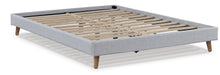 Tannally Beige Full Upholstered Platform Bed - B095-772 - Vega Furniture