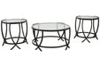 Tarrin Black Table, Set of 3 - T115-13 - Vega Furniture