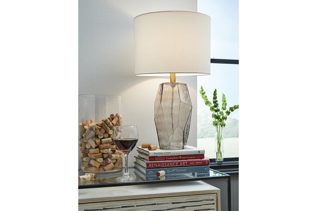 Taylow Gray Table Lamp - L430794 - Vega Furniture