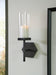 Teelston Gunmetal Finish Wall Sconce - A8010306 - Vega Furniture