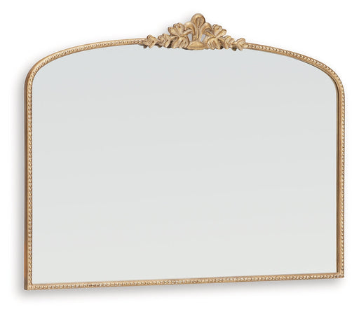 Tellora Gold Finish Accent Mirror - A8010320 - Vega Furniture