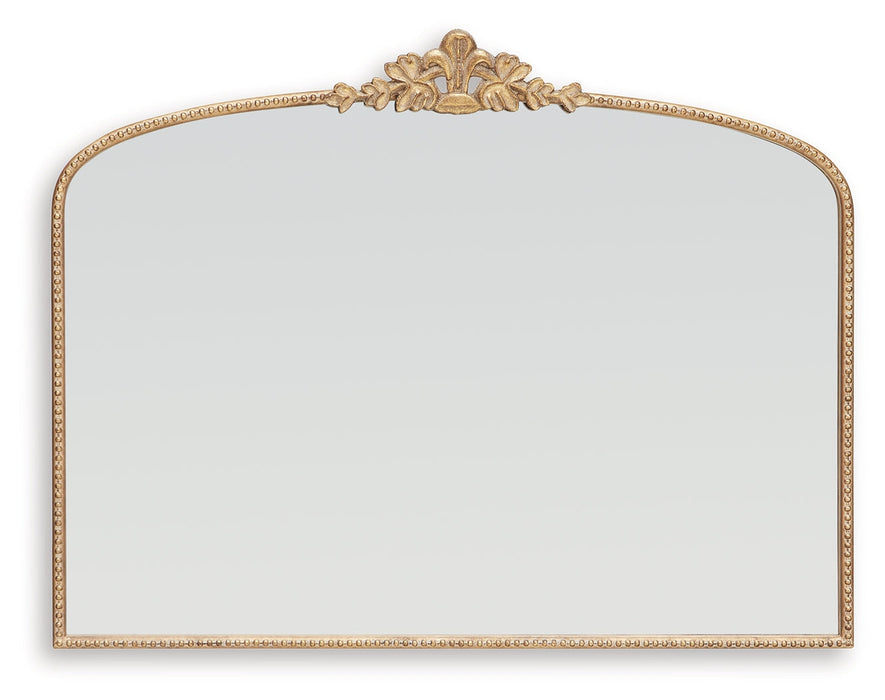 Tellora Gold Finish Accent Mirror - A8010320 - Vega Furniture