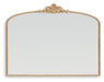 Tellora Gold Finish Accent Mirror - A8010320 - Vega Furniture