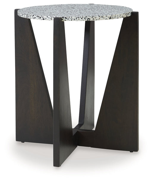 Tellrich Black/White Accent Table - A4000616 - Vega Furniture
