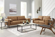 Telora Caramel Living Room Set - SET | 4100238 | 4100235 - Vega Furniture