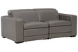 Texline Gray 3-Piece Power Reclining Loveseat - SET | U5960321 | U5960322 | U5960323 - Vega Furniture