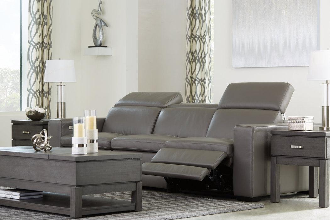 Texline Gray 4-Piece Power Reclining Sofa - SET | U5960321 | U5960322 | U5960346 | U5960323 - Vega Furniture