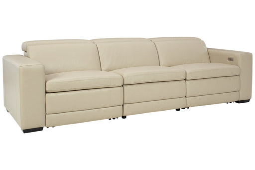 Texline Sand 4-Piece Power Reclining Sofa - SET | U5960421 | U5960422 | U5960446 | U5960423 - Vega Furniture