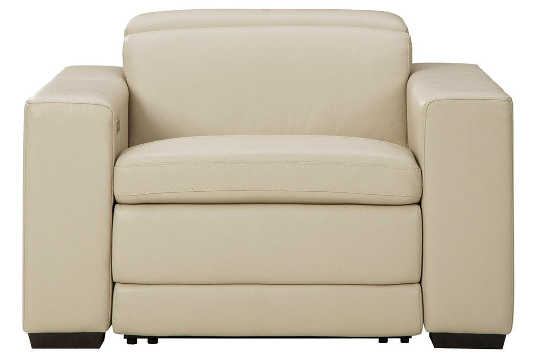 Texline Sand Power Recliner - U5960413 - Vega Furniture