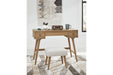 Thadamere Light Brown Vanity with Stool - B060-22 - Vega Furniture
