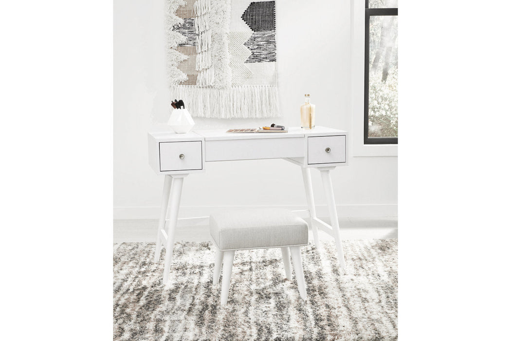 Thadamere White Vanity with Stool - B060-122 - Vega Furniture