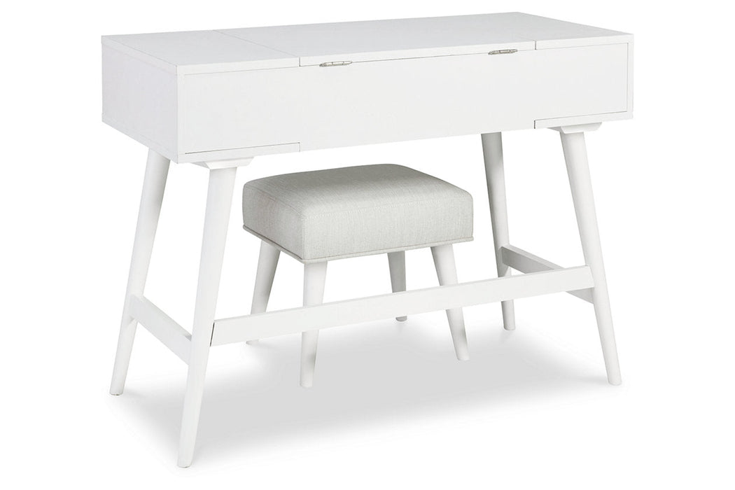 Thadamere White Vanity with Stool - B060-122 - Vega Furniture