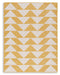 Thomley Ivory/Yellow 5' x 7' Rug - R900062 - Vega Furniture