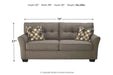 Tibbee Slate Full Sofa Sleeper - 9910136 - Vega Furniture