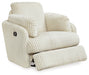 Tie-Breaker Ivory Swivel Glider Recliner - 9490261 - Vega Furniture