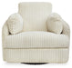 Tie-Breaker Ivory Swivel Glider Recliner - 9490261 - Vega Furniture