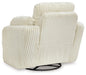 Tie-Breaker Ivory Swivel Glider Recliner - 9490261 - Vega Furniture