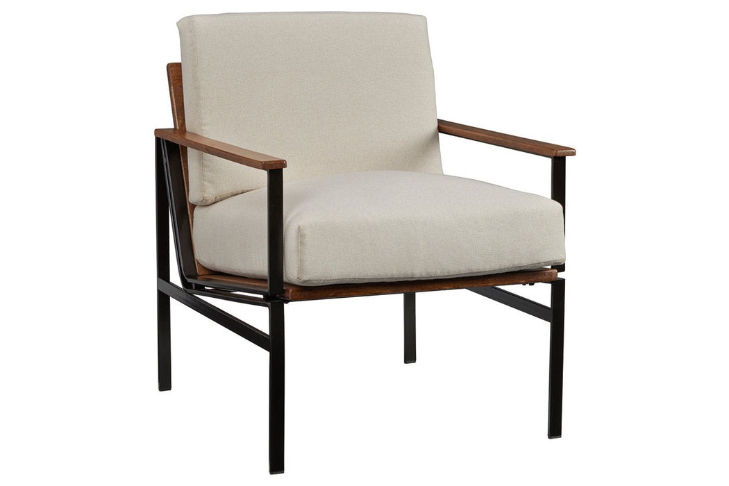 Tilden Ivory/Brown Accent Chair - A3000271 - Vega Furniture