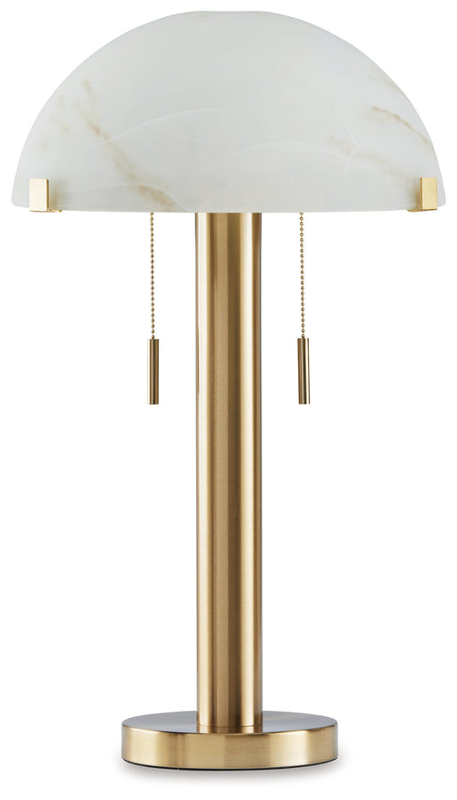Tobbinsen Brass Finish Table Lamp - L208424 - Vega Furniture