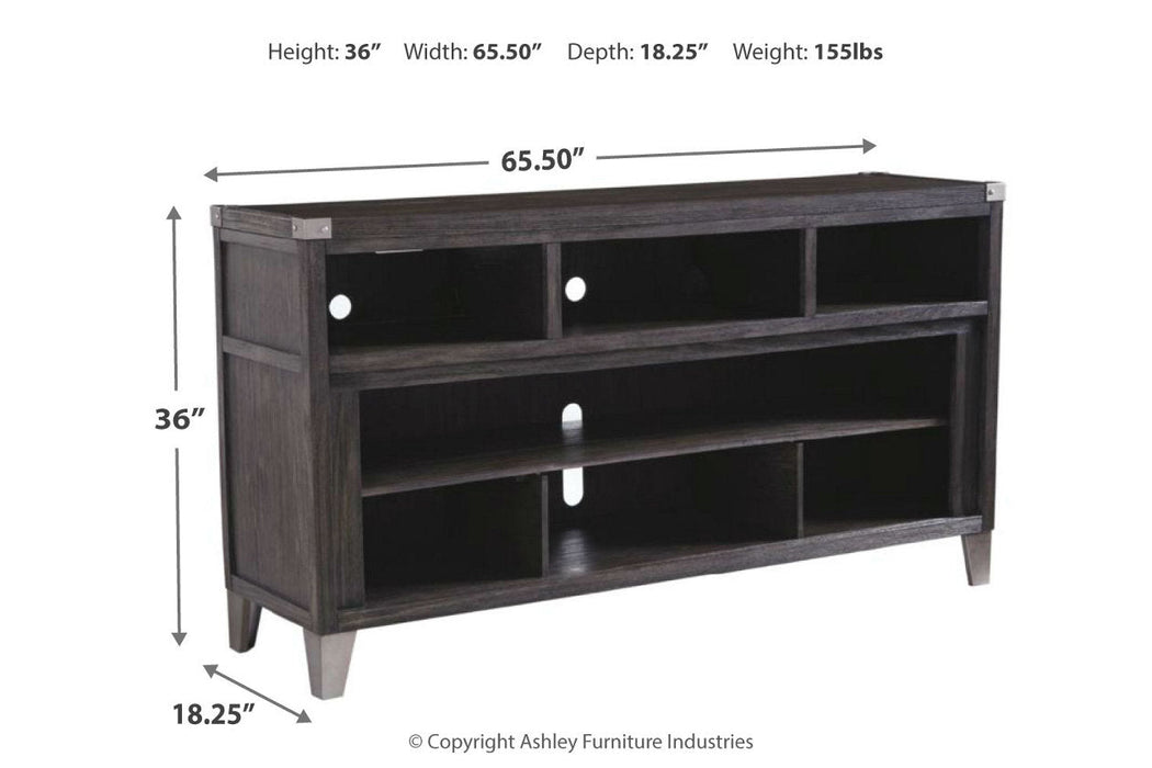 Todoe Gray 65" TV Stand - W901-68 - Vega Furniture