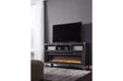 Todoe Gray 65" TV Stand with Electric Fireplace - SET | W100-22 | W901-68 - Vega Furniture