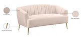 Tori Pink Velvet Loveseat - 657Pink-L - Vega Furniture