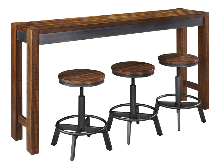Torjin Brown/Gray Counter Height Set - SET | D440-52 | D440-024 - Vega Furniture