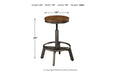 Torjin Brown/Gray Counter Height Stool, Set of 2 - D440-024 - Vega Furniture
