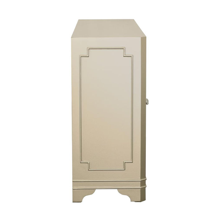 Toula Smoke/Champagne 4-Door Accent Cabinet - 953487 - Vega Furniture