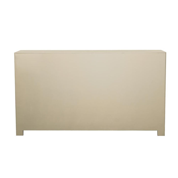 Toula Smoke/Champagne 4-Door Accent Cabinet - 953487 - Vega Furniture