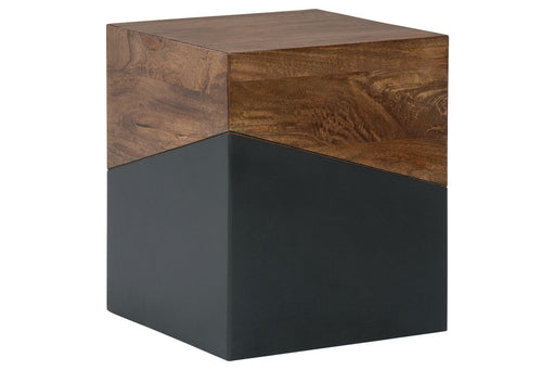Trailbend Brown/Gunmetal Accent Table - A4000311 - Vega Furniture