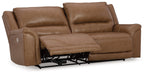 Trasimeno Caramel Power Reclining Sofa - U8281547 - Vega Furniture