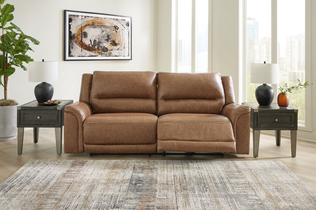 Trasimeno Caramel Power Reclining Sofa - U8281547 - Vega Furniture