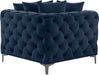 Tremblay Blue Velvet Modular Corner Chair - 686Navy-Corner - Vega Furniture