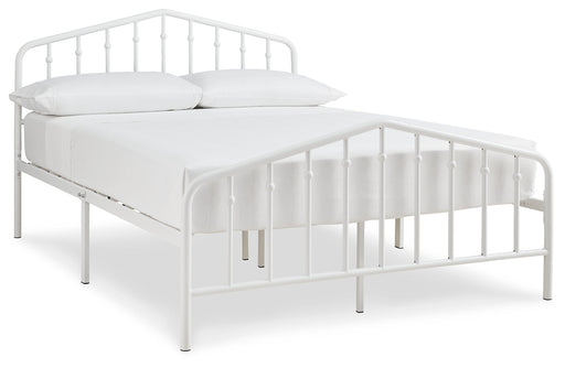 Trentlore White Full Metal Bed - B076-672 - Vega Furniture