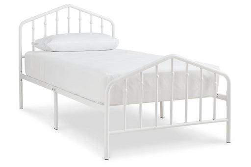 Trentlore White Twin Metal Bed - B076-671 - Vega Furniture