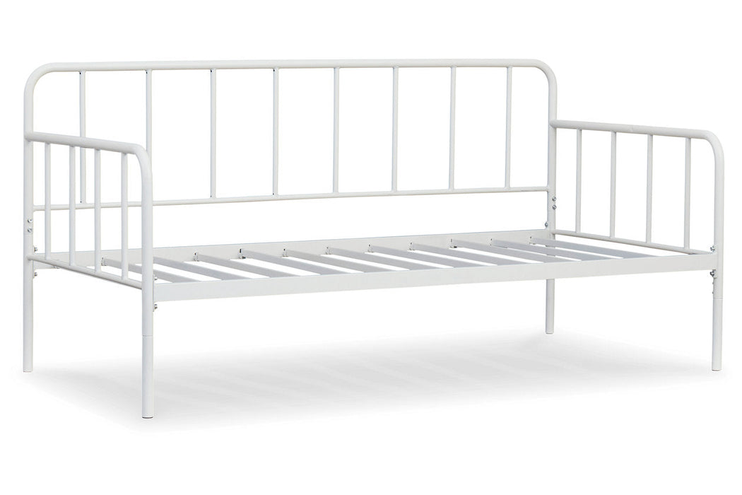 Trentlore White Twin Metal Day Bed with Platform - B076-280 - Vega Furniture