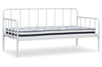Trentlore White Twin Metal Day Bed with Platform - B076-280 - Vega Furniture