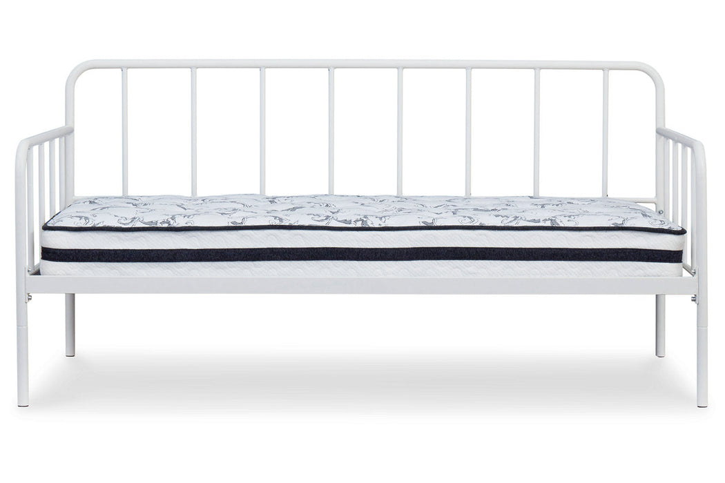 Trentlore White Twin Metal Day Bed with Platform - B076-280 - Vega Furniture