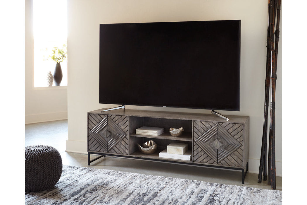 Treybrook Distressed Gray Accent Cabinet - A4000512 - Vega Furniture