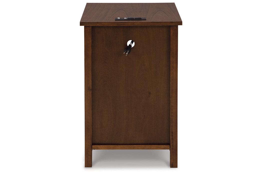 Treytown Brown Chairside End Table - T300-117 - Vega Furniture