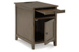 Treytown Grayish Brown Chairside End Table - T300-217 - Vega Furniture