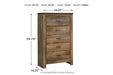 Trinell Brown Chest of Drawers - B446-46 - Vega Furniture